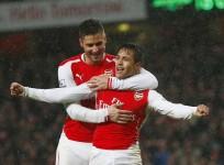 Alexis Sanchez and Olivier Giroud