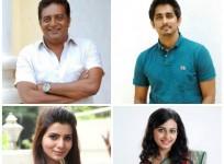 Siddhartha, Samantha, Rakul Preet and Prakash Raj