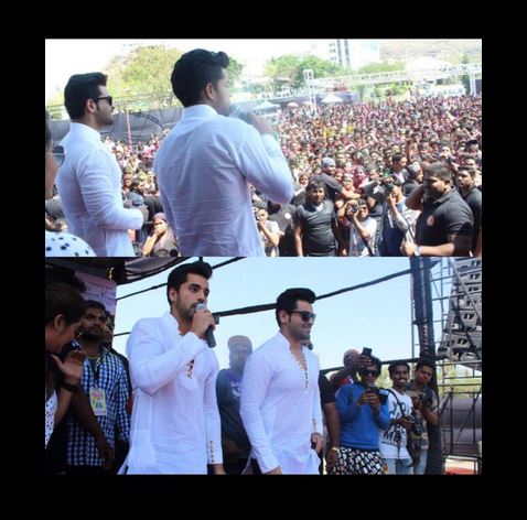 Gautam Gulati with brother Mohit Gulati in Pune q Gautam Gulati