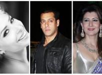 Lulia Vantur, Salman Khan, Sangeeta Bijlani