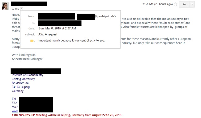 India has a 'rape problem.'