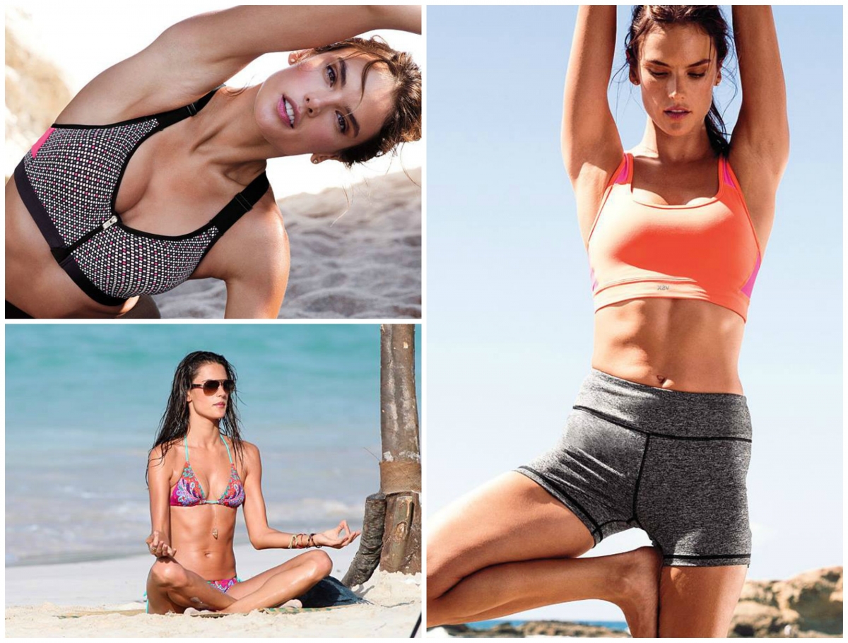 Alessandra Ambrosio Alessandra Ambrosio yoga