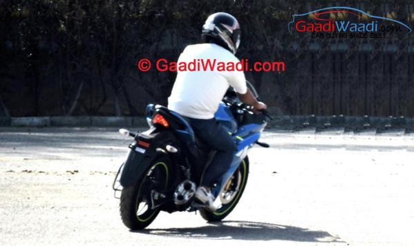 Suzuki Fully Faired Gixxer SLK Spied Completely Undisguised