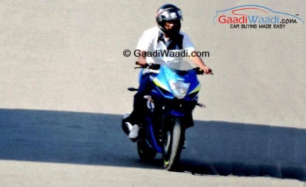 Suzuki Fully Faired Gixxer SLK Spied Completely Undisguised Suzuki Fully Faired Gixxer SLK Spied Completely Undisguised