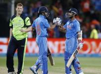 Kevin O'Brien Ireland Virat Kohli Ajinkya Rahane India ICC Cricket World Cup 2015