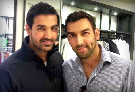John Abraham and his look-alike John Abraham and his look-alike