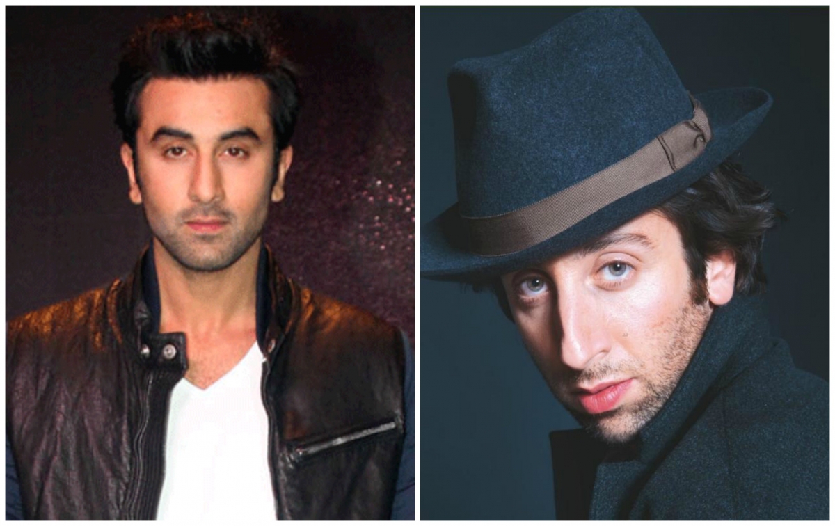 Ranbir Kapoor and Simon Helberg Ranbir Kapoor and Simon Helberg