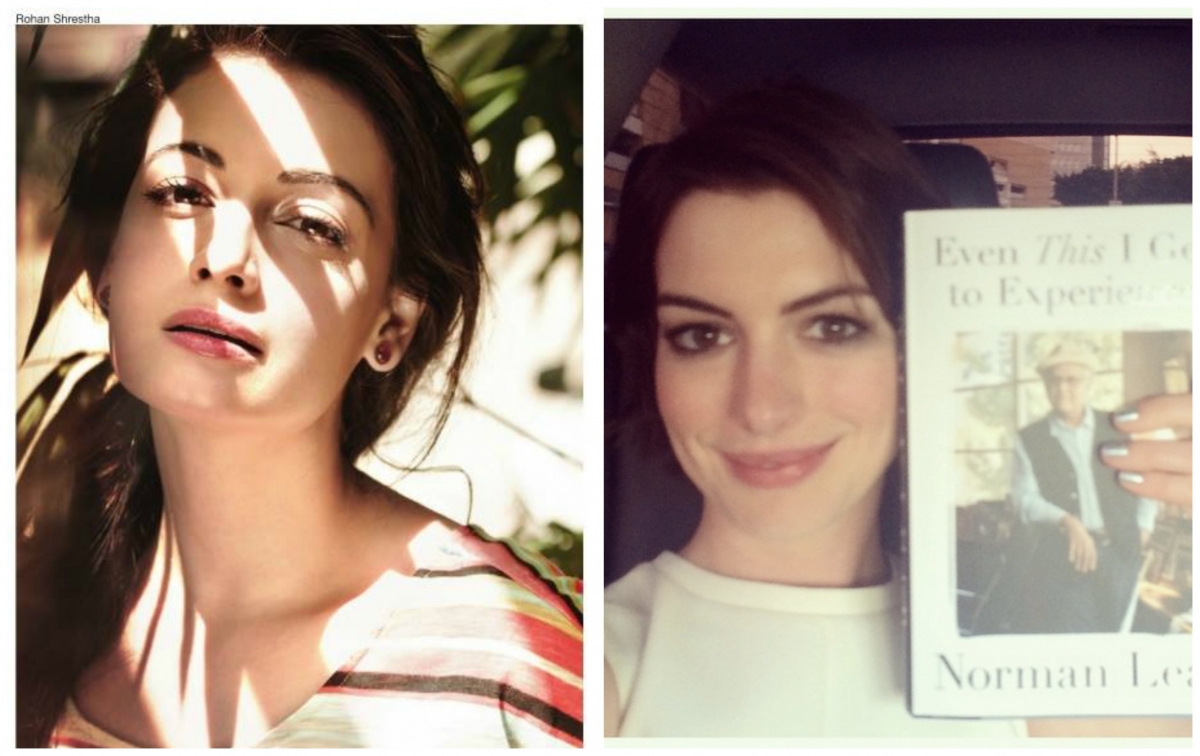 Dia Mirza and Anna Hathaway Dia Mirza and Anna Hathaway