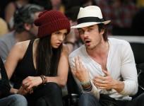 Nina Dobrev and Ian Somerhalder