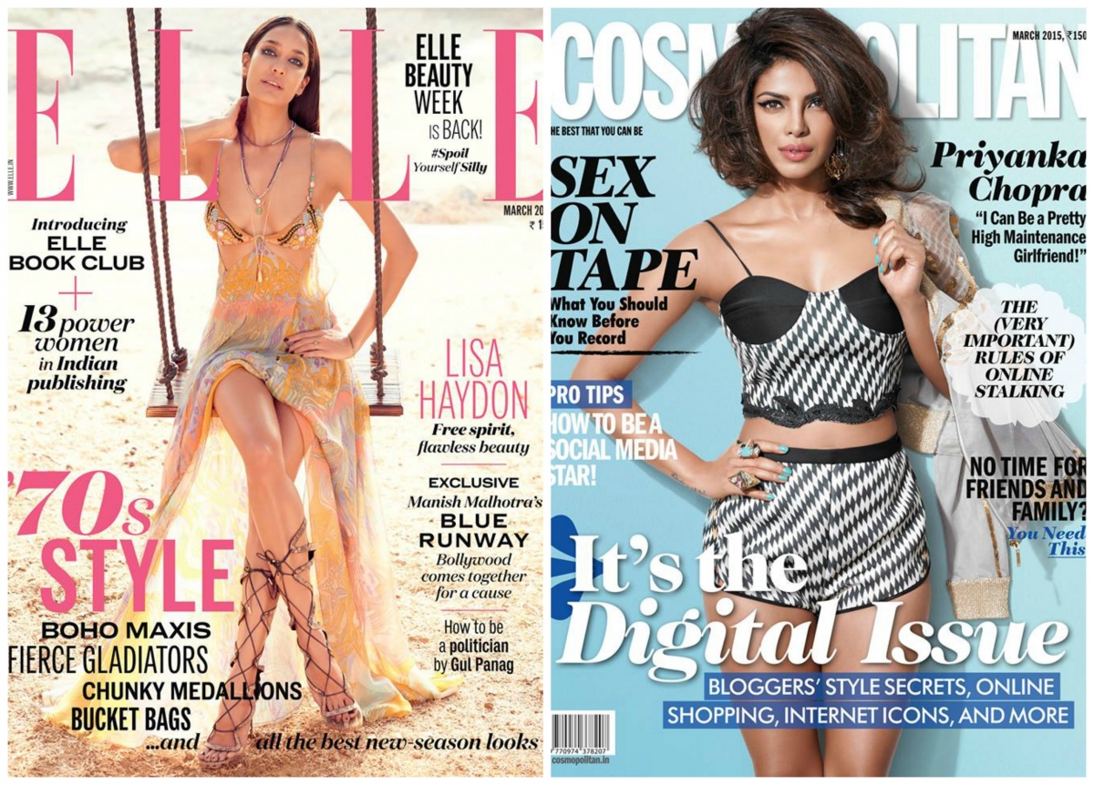 Priyanka Chopra Covers Cosmopolitan; Lisa Haydon Sizzles on Elle India