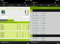 LivescoreAudio Android Interface