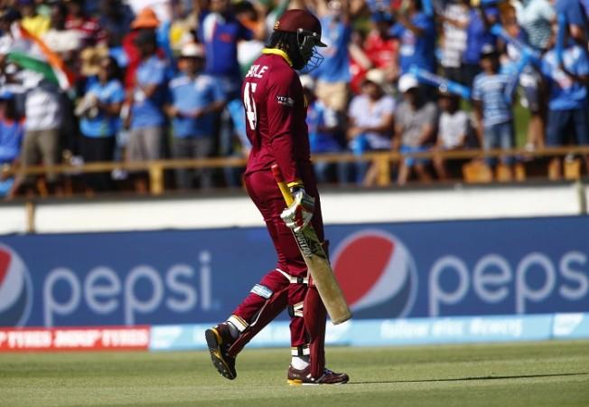 West Indies slugger Chris Gayle is struggling with a back injury Chris Gayle West Indies ICC Cricket World Cup 2015