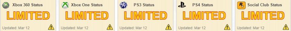 GTA 5 Online servers down for maintenance. GTA 5 Online