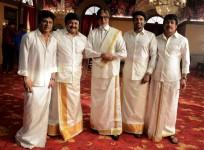 Siva Rajkumar, Prabhu, Amitabh Bachchan, Vikram Prabhu and Nagarjuna