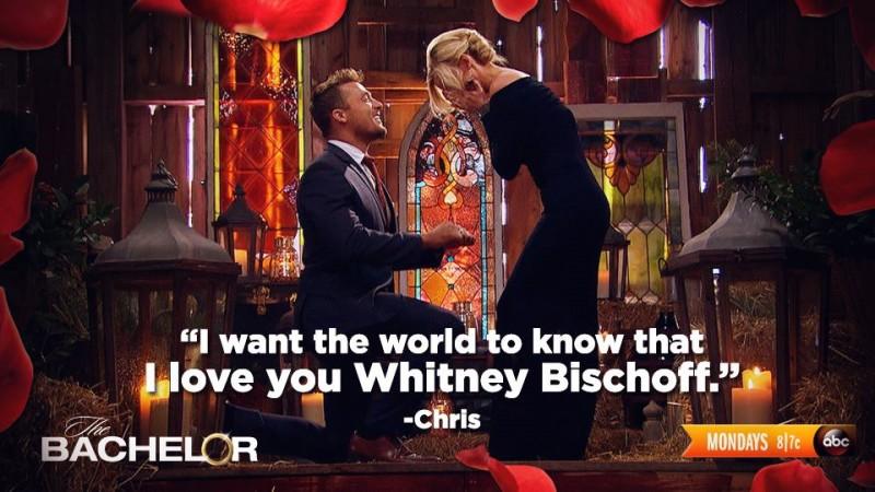 Chris Soules and Whitney Bischoff