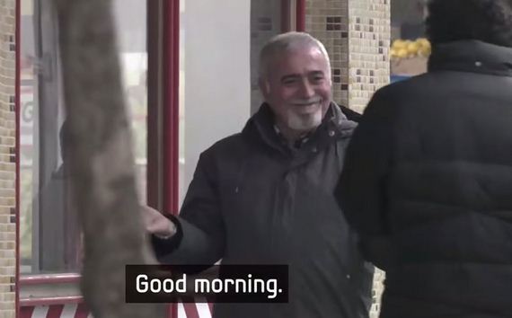 Neighbour surprising Muharrem in Turkey.