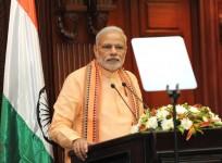 Prime Minister Narendra Modi addresses at the Joint Press Statement, in Colombo, Sri Lanka on March 13, 2015