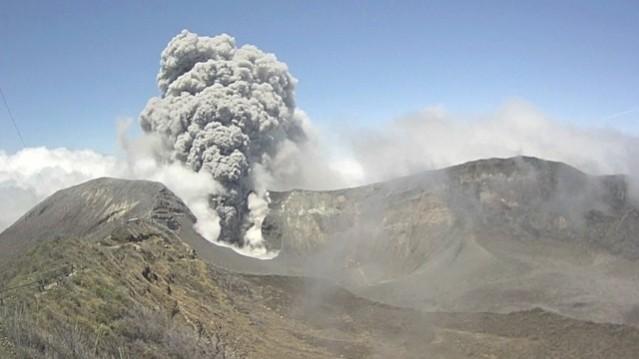 Volcano spews ash and smoke. (Representational Image) Costa Rica volcano spews ash in most powerful eruption in 20 years