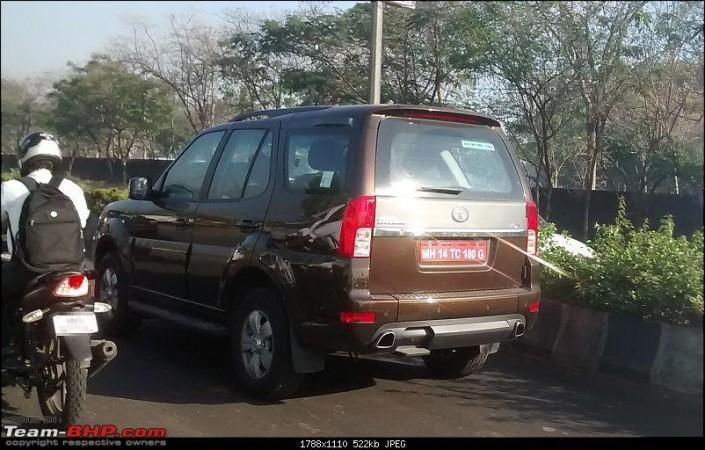 Tata Safari Storme Facelift Spied with Varicor 400 Badging Tata Safari Storme Facelift Spied with Varicor 400 Badging