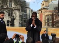 Amitabh Bachchan Unveils Mahatma Gandhi Statue in London