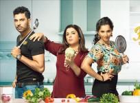 Yuvraj Singh, Sania Mirza on 'Farah Ki Daawat'