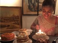 Alia Bhatt Cuts Six Cakes On Her 22nd Birthday