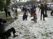 In Photos: Hail Storm Across India