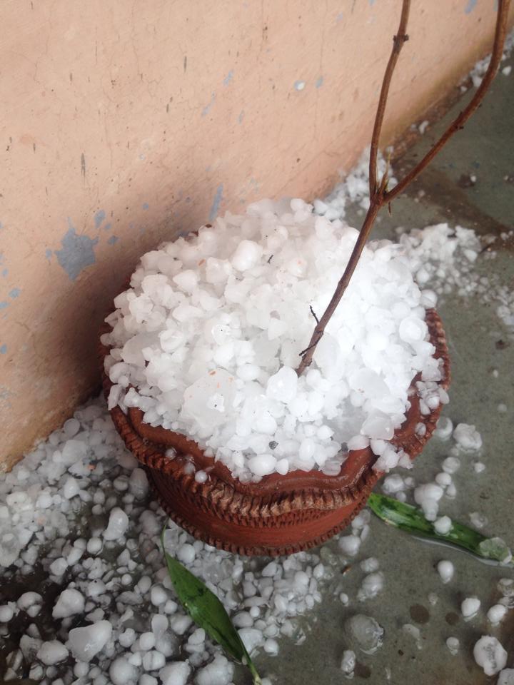 In Photos: Hail Storm Across India
