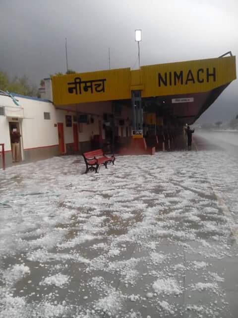 In Photos: Hail Storm Across India