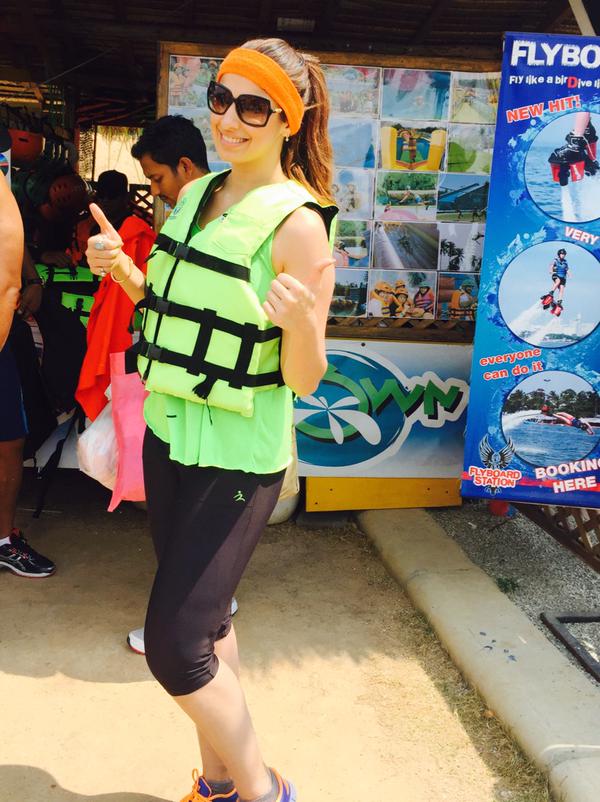 Raai Laxmi in 'Star Challenge' Reality Show