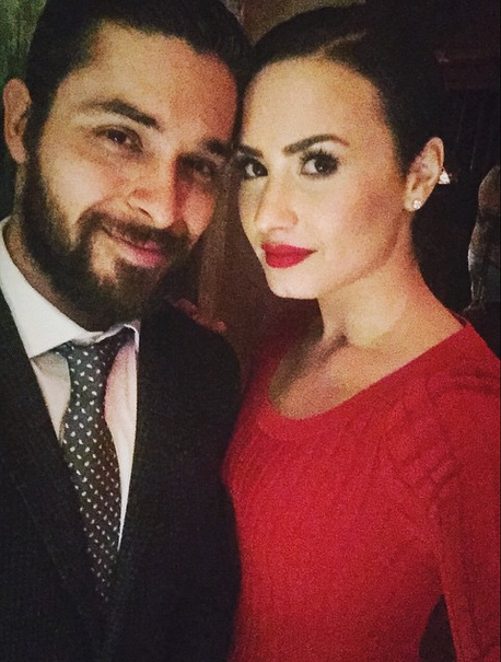 Demi Lovato and Wilmer Valderrama on Valentine's Day 2015 Demi Lovato and Wilmer Valderrama on Valentine's Day 2015