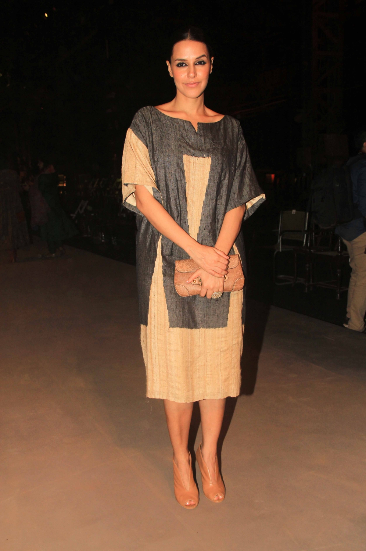 Lakme Fashion Week 2015: Neha Dhupia Lakme Fashion Week 2015: Deepika, Kajol, Sridevi Attend Sabyasachi Mukherjee's Opening Show