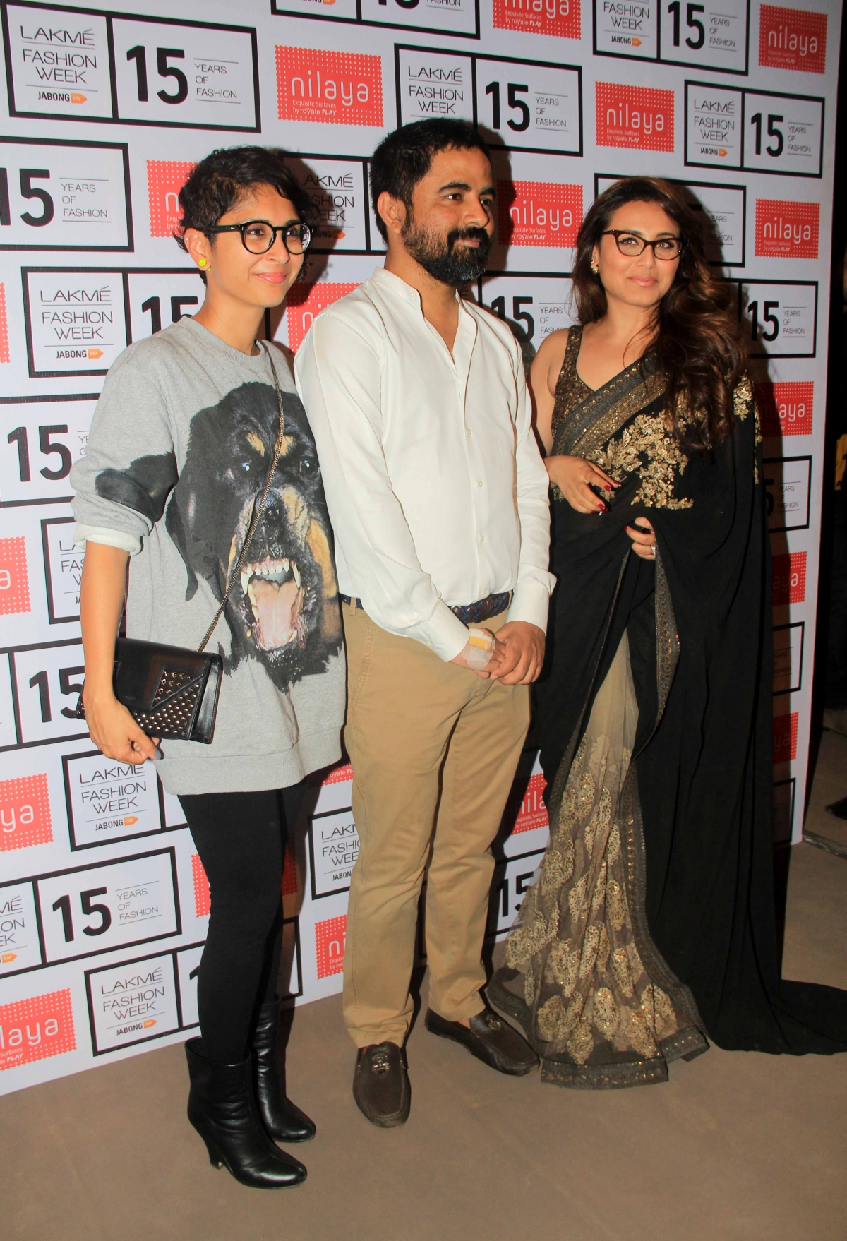 Lakme Fashion Week 2015: Kiran Rao, Sabyasachi, Rani Mukerji Lakme Fashion Week 2015: Deepika, Kajol, Sridevi Attend Sabyasachi Mukherjee's Opening Show