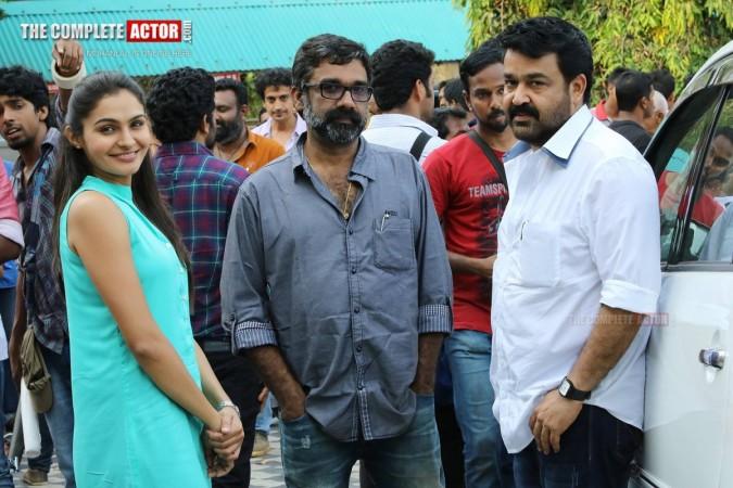 Mohanlal, Anrea Jeremiah and Ranjith at Loham