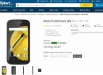 Motorola Moto E (2 Gen) 4G Tipped to Release Soon in India; Gets Listed on Flipkart