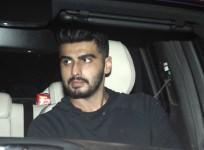 Arjun Kapoor attends 'Bombay Velvet' trailer launch success party