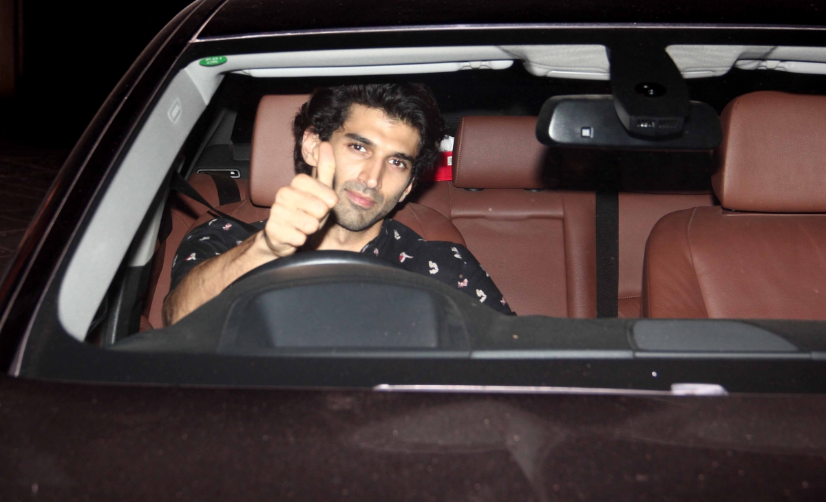 Aditya Roy Kapur attends 'Bombay Velvet' trailer launch success party Aditya Roy Kapur attends 'Bombay Velvet' trailer launch success party