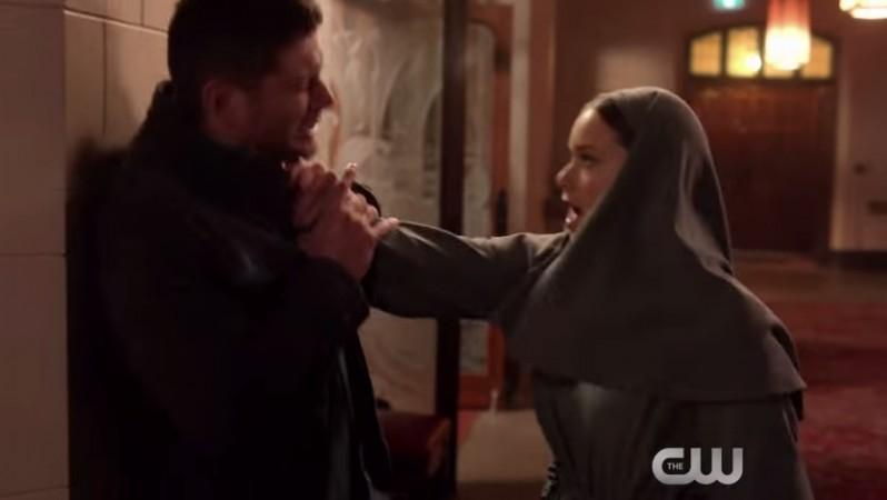 dean and 'hot' nun in paint it black