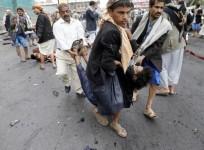Injured to being taken to the hospital following the Friday's bomb blast.