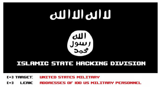 Isis leaks names and address of 100 US army,airforce,navy personnel