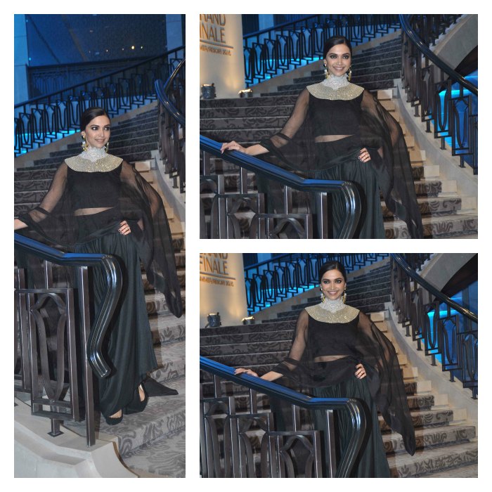 LFW 2015 Finale: Deepika Padukone Stuns in Anamika Khanna's designer outfit LFW 2015 Finale: Deepika Padukone, Jacqueline Fernandez and Other Celebs Grace Anamika Khanna's Show