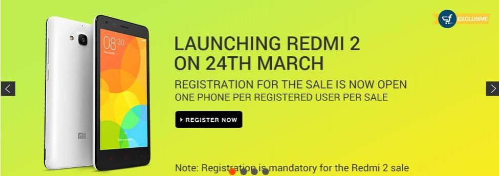 Xiaomi Redmi 2, Mi4 (64GB) Flipkart Flash Sale to Go Live on 24 March Xiaomi Redmi 2, Mi4 (64GB) Flipkart Flash Sale to Go Live on 24 March