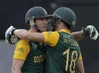 AB De Villiers Faf Du Plessis South Africa ICC Cricket World Cup 2015