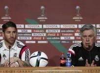 Sergio Ramos and Carlo Ancelotti