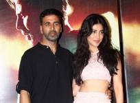 'Gabbar Is Back': Shruti Haasan, Akshay Kumar Attend Trailer Launch