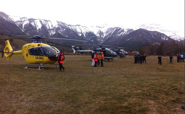 Emergency units at Seyne-les-Alpes