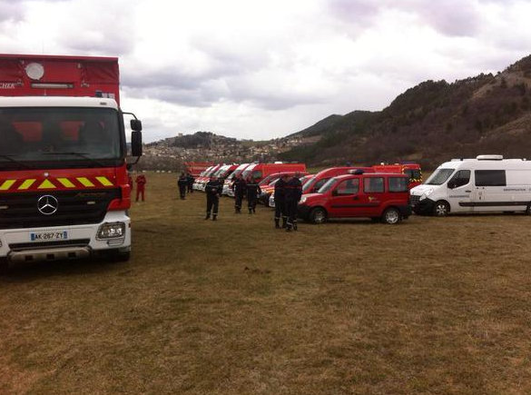 Emergency units at Seyne-les-Alpes