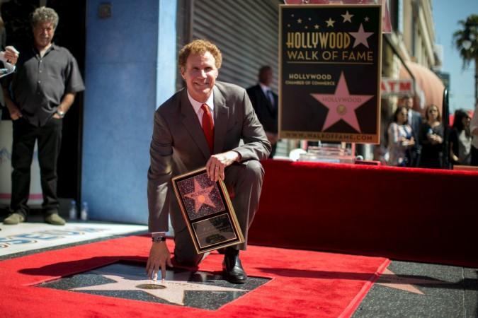 Actor Will Ferrell, who is fourth most overpaid actor, poses after his star was unveiled on the Hollywood Walk of Fame in Hollywood, Los Angeles, California. Will Ferrell Hollywood Walk of Fame