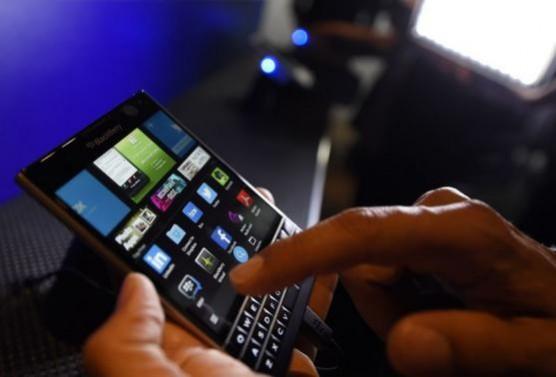 An user testing the Blackberry Passport. Representational image An user testing the Blackberry Passport