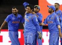 India MS Dhoni Suresh Raina Mohammed Shami Shikhar Dhawan Ajinkya Rahane ICC Cricket World Cup 2015